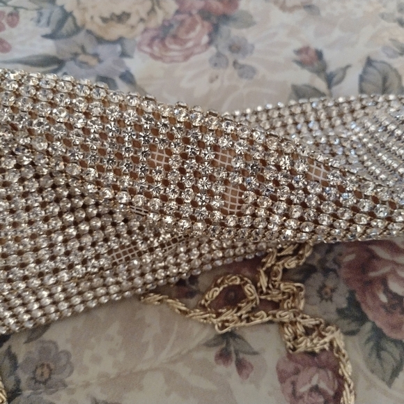 Marciano Gold Crystal Clutch - Picture 9 of 10